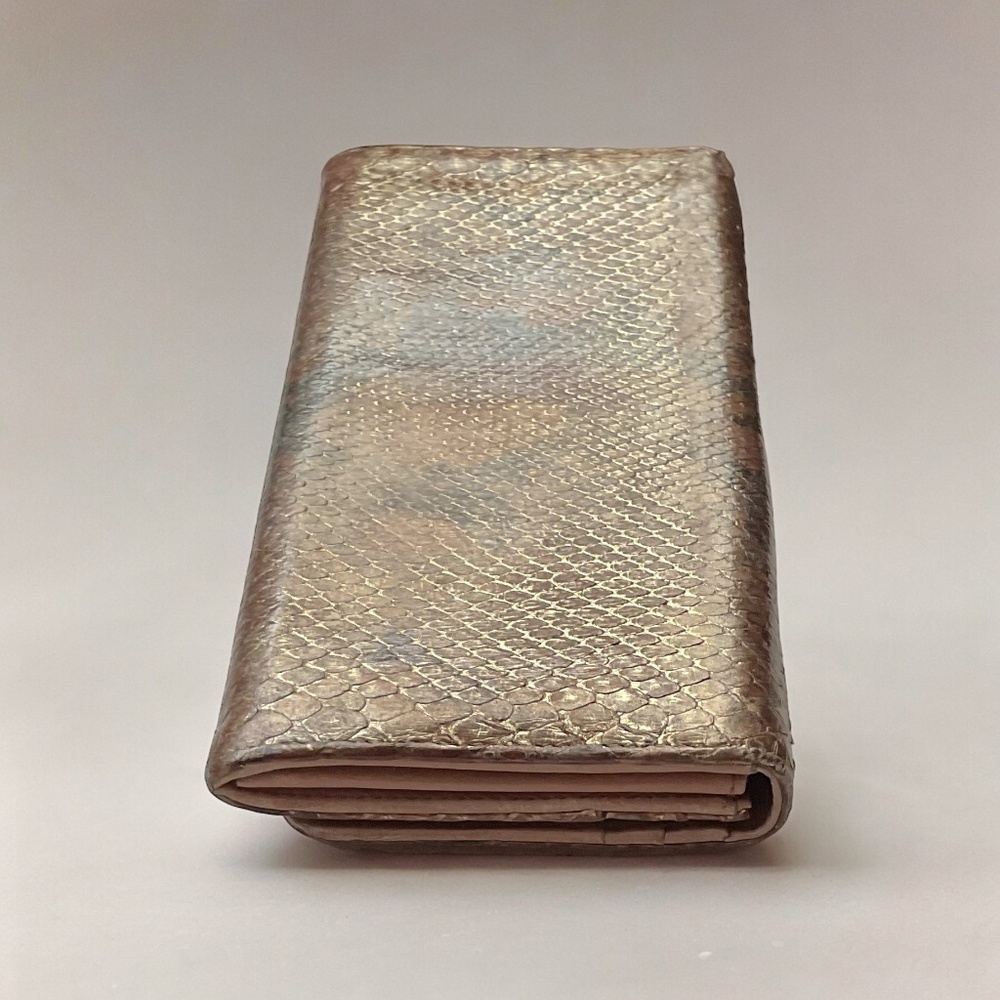 Authentic Prada Python Leather Continental Wallet… - image 3